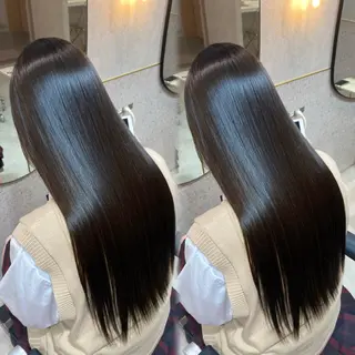 ロング misaki 💞 美髪矯正/艶カラーのヘアスタイル