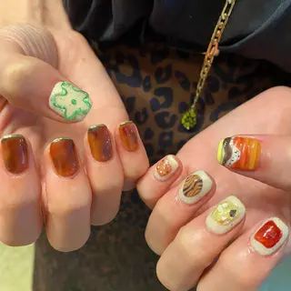 ネイル Amber21.所属・Nagahama Akariのネイルデザイン