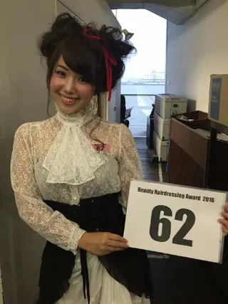 ヘアアレンジ ロング キノシタ ナオユキのヘアスタイル