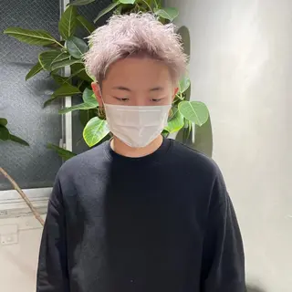 ショート カラー メンズ 花香竜太/エクステ /ハイトーンカラーのヘアスタイル