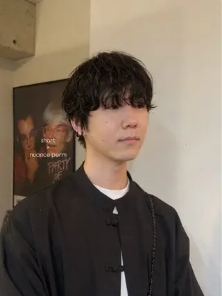 ショート パーマ メンズ Kii/fiika/ 天神今泉🍑neneのヘアスタイル