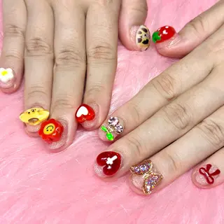 ネイル Nail ヌシん家 AKANEのネイルデザイン