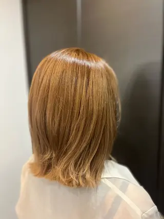 ミディアム カラー 髪質改善SALON CLALA by Manis of hair所属・尾崎 百花のヘアスタイル