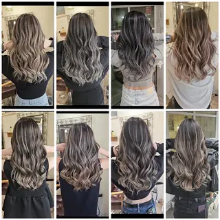 ロング カラー cherie所属・バレイヤージュ/ ハイライト/大内格のヘアスタイル