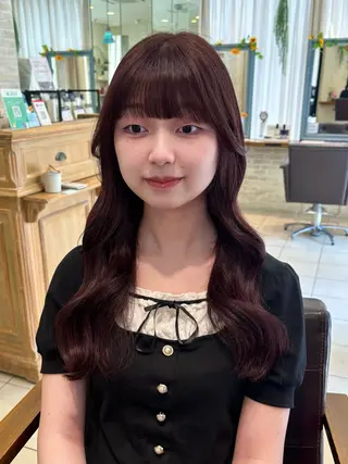 ロング カラー 🎀オリーブベージュ /minami🎀のヘアスタイル