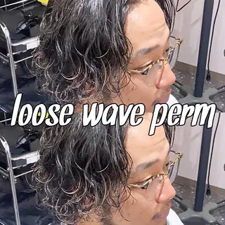 ショート カラー パーマ メンズ パーマ/ダブルカラー ブリーチ⭐️海斗のヘアスタイル