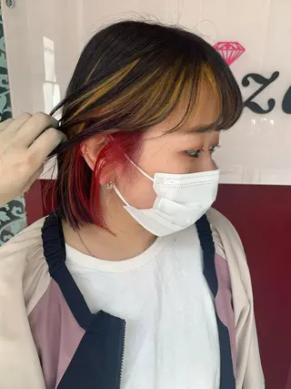 ミディアム エクステ＆艶カラー 🎀YURINA🎀のヘアスタイル