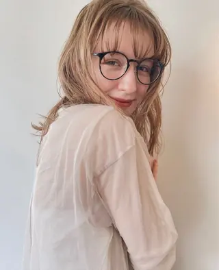 ミディアム カラー tete nico所属・似合わせ/ヘアカラー nanami🌸のヘアスタイル