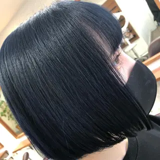 ショート カラー ブリーチ毛縮毛矯正 👑山口のヘアスタイル