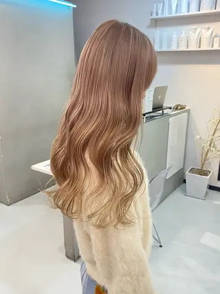 セミロング カラー Ayuna /透明感カラーのヘアスタイル