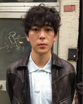 ショート パーマ メンズ ナカ/パーマ /メンズパーマのヘアスタイル