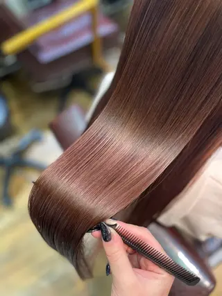 ロング カラー 極艶透明感カラー💖 髪質改善/出雲つぐみのヘアスタイル