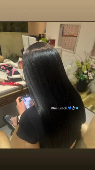 ロング 宮垣 七海のヘアスタイル