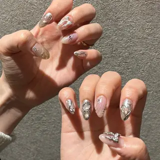 ネイル Huea所属・パラジェル / マグネット/AYAのネイルデザイン