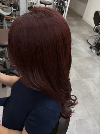 カラー suzu🍒 luxbeのヘアスタイル