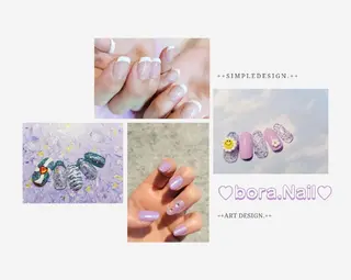 ネイル 💜bora .のネイルデザイン