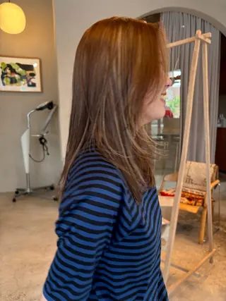 セミロング di doo dah所属・本常 七夕のヘアスタイル