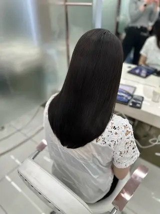 ロング 🫧RYOグレージュ /透け感カラー🫧のヘアスタイル