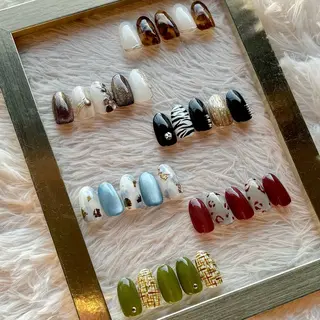 ネイル Lelole 🫧マグネット🫧のネイルデザイン