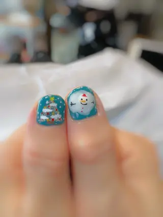 ネイル 森のさんぽ道所属・ショートネイル 森のさんぽ道のネイルデザイン