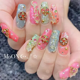 ネイル MoON...❤︎ MeGuのネイルデザイン