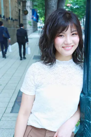 ミディアム カラー [店長]加地 峻のヘアスタイル