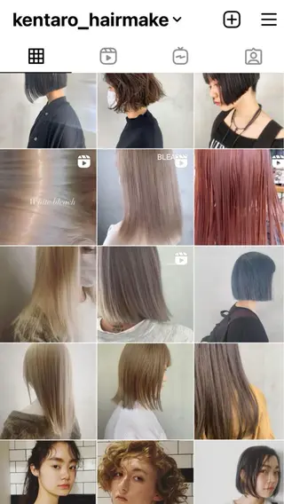 ミディアム 佐々木 健太郎のヘアスタイル