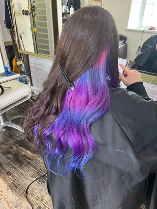 ロング カラー 渡辺 健太のヘアスタイル