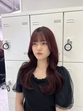 カラー ブリーチなし透明感 💗RYOTAのヘアスタイル