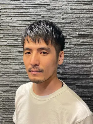 ショート メンズ プレミアムバーバー赤坂所属・野川 純麗のヘアスタイル