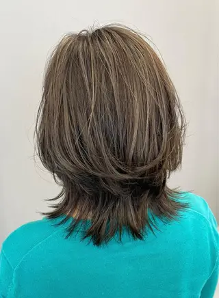 ミディアム カラー piLLon/ RYUKAのヘアスタイル