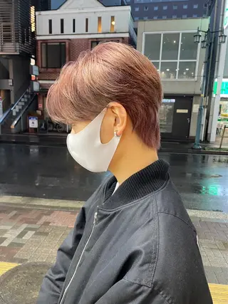 カラー メンズ メンズ/艶髪/カラー サクラ🌸のヘアスタイル