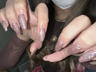 ネイル ki🍒🍒 ki ツルツルネイルのネイルデザイン