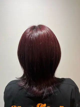 カラー どれっしんぐ所属・上妻 舞羽のヘアスタイル