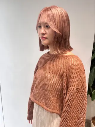 ミディアム #ブリーチカラー Yuikaのヘアスタイル