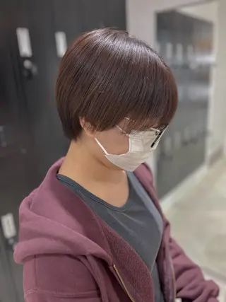 ショート 須藤 萌のヘアスタイル