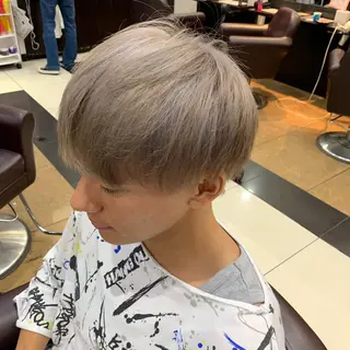 カラー メンズ AMI ウルフパーマ/メンズのヘアスタイル