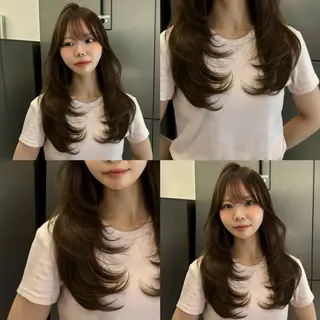 ロング 大人レイヤー/艶美髪 🇺🇸TOMONAのヘアスタイル