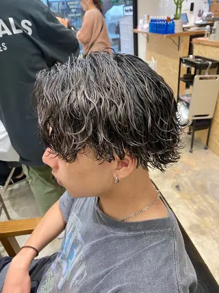 パーマ メンズ 🌴パーマオタク🌴 長谷川　諒佑🌈のヘアスタイル