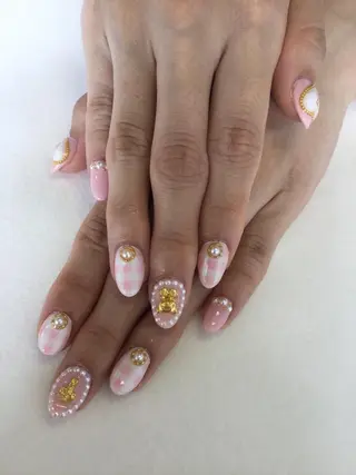 ネイル 💎🐰 saki. m 🐰💎のネイルデザイン