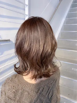 ミディアム カラー Jewel  Box   西梅田店所属・髪質改善サロン 梅田/ヨナミネのヘアスタイル