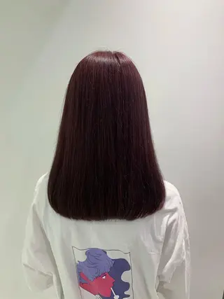 セミロング I S所属・🌿透明感カラー‪ 縮毛矯正✨かずきのヘアスタイル