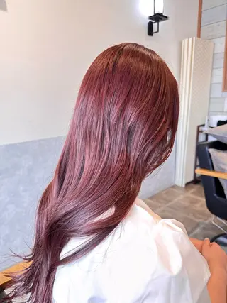 ロング カラー La bonheur hair reve 池袋店所属・🐈‍⬛ マナカ🐈‍⬛のヘアスタイル