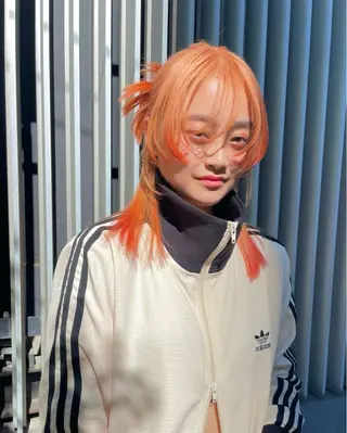 ミディアム カラー 名駅/ハイトーン/ 髪質改善/SHUNのヘアスタイル