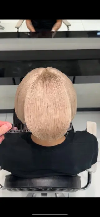 ショート カラー ハイトーン/ペール カラー/原宿/RENのヘアスタイル