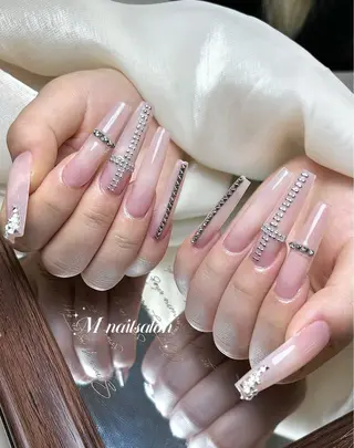 ネイル M🌷nail 長さだし専門店のネイルデザイン