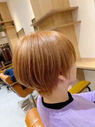 ショート カラー Love&Hair Breit/店長下川のヘアスタイル