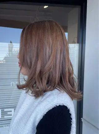 ミディアム GLITTER赤塚店所属・GLITTER ハイ トーン🎀北野佑季のヘアスタイル