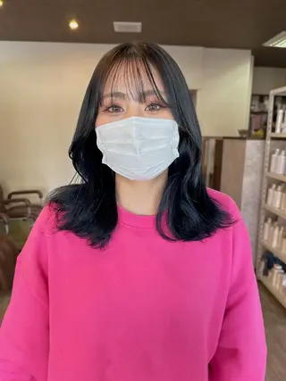 ミディアム カラー 高橋 みく/ minimのヘアスタイル