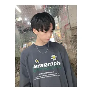 ショート パーマ メンズ ange☞ soutaのヘアスタイル